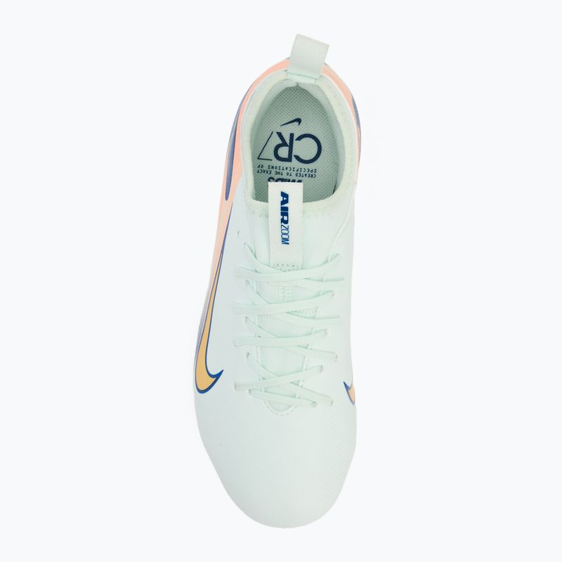 Дитячі футбольні бутси Nike Vapor 16 Academy Mercurial Dream Speed FG/MG Jr ледь зелені/малиновий пульс/металева золота монета 5