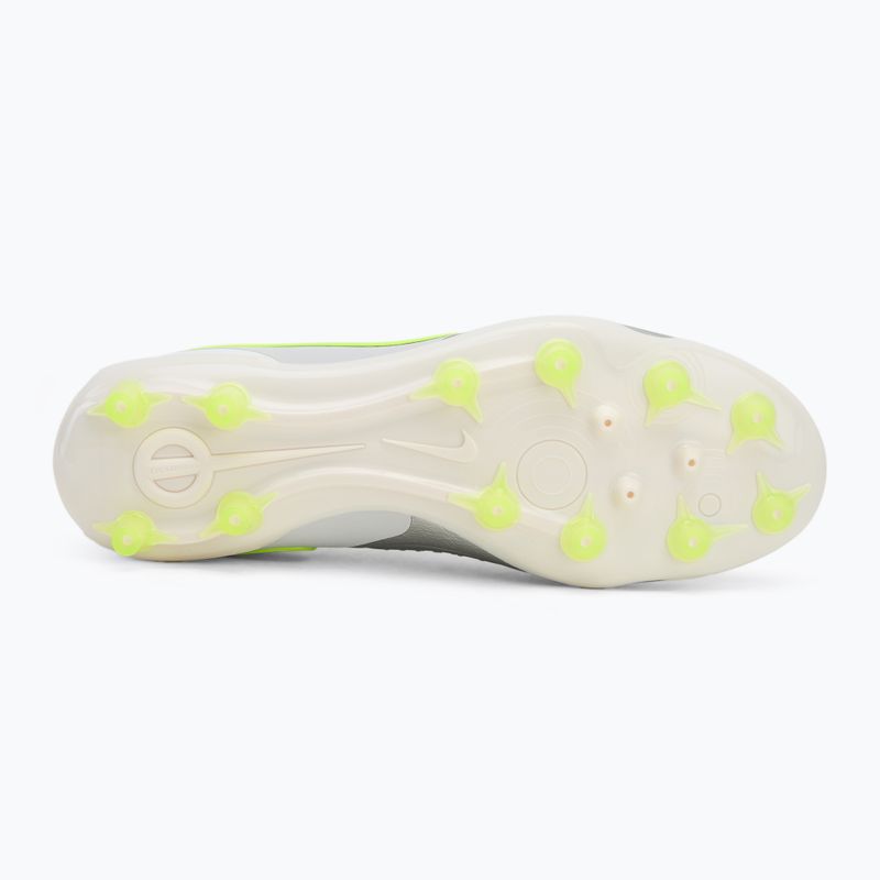 Чоловічі футбольні бутси Nike Legend 10 Pro Ag-Pro металік сріблястий / вольт / чорний 4