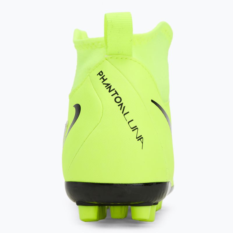 Кросівки футбольні дитячі Nike Phantom Luna 2 Academy AG Jr metallic silver/black/volt 6
