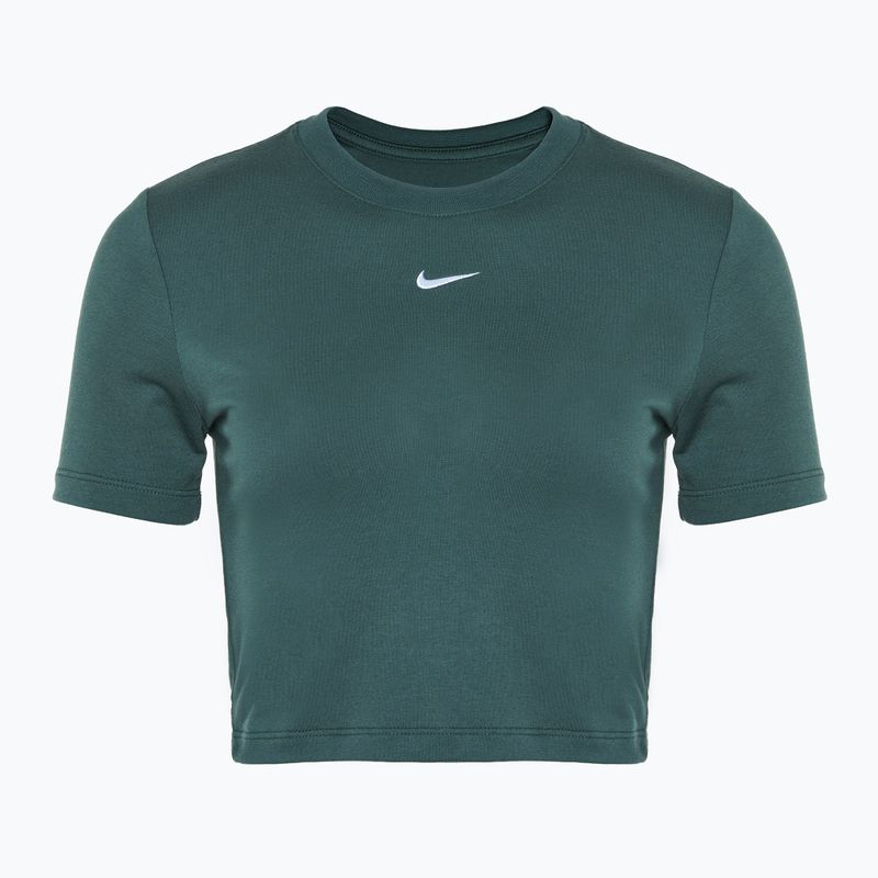 Футболка жіноча Nike Sportswear Essential vintage green / white