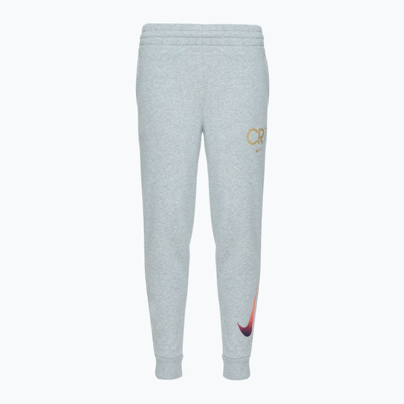 Дитячі штани Nike CR7 Club Fleece світло-димчастий сірий / верес / металік золото