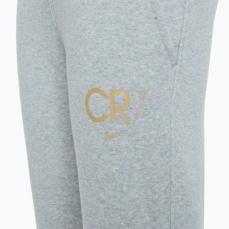 Дитячі штани Nike CR7 Club Fleece світло-димчастий сірий / верес / металік золото 4