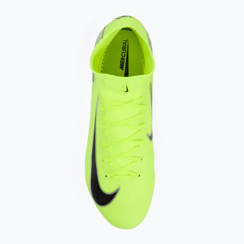 Кросівки футбольні чоловічі Nike Mercurial Superfly 10 Pro FG volt/black 5