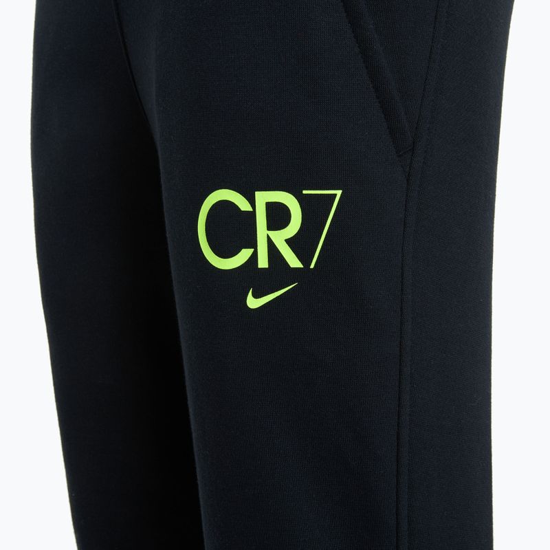 Дитячі штани Nike CR7 Club Fleece чорні / вольт 3