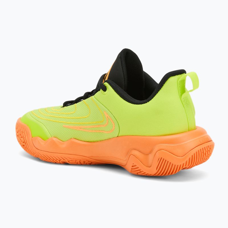 Кросівки баскетбольні дитячі Nike Giannis Immortality 4 cyber/ sundial/ lightning/ bright mandarin 3