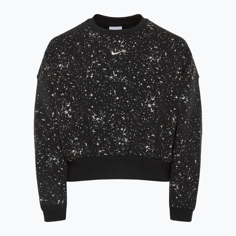 Кофта дитяча Nike Sportswear Club Fleece black / metallic silver