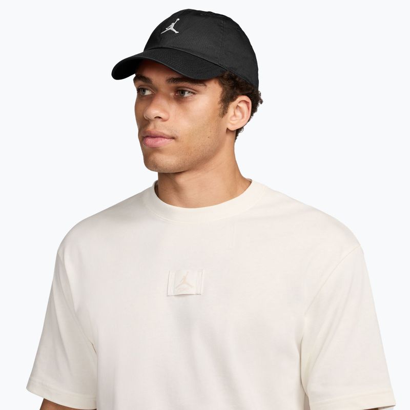 Кепка Nike Jordan Club Unstructured Curved-Bill black/white 5
