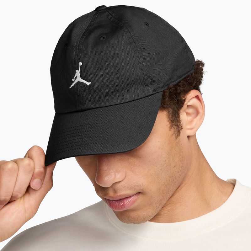 Кепка Jordan Club Unstructured Curved-Bill black/white 8