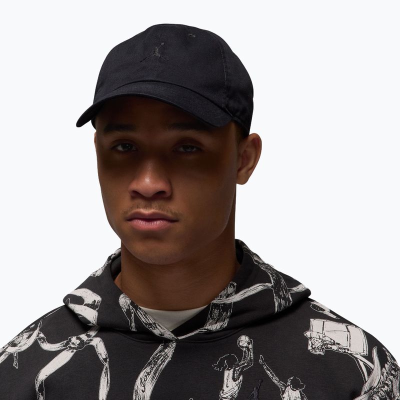 Кепка Nike Jordan Club Unstructured Curved-Bill black/black 5