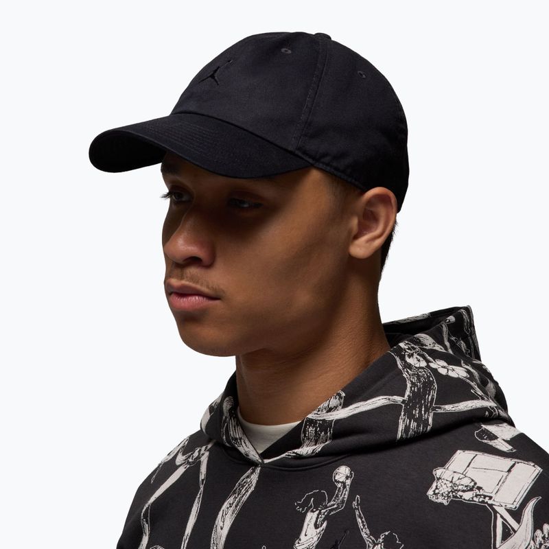 Кепка Jordan Club Unstructured Curved-Bill black/black 7