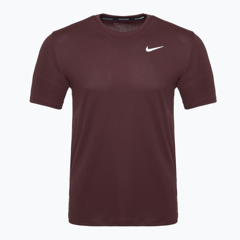 Футболка для бігу чоловіча Nike Miler Dri-Fit UV burgundy crush