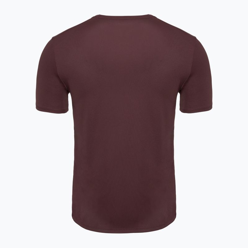 Футболка для бігу чоловіча Nike Miler Dri-Fit UV burgundy crush 2