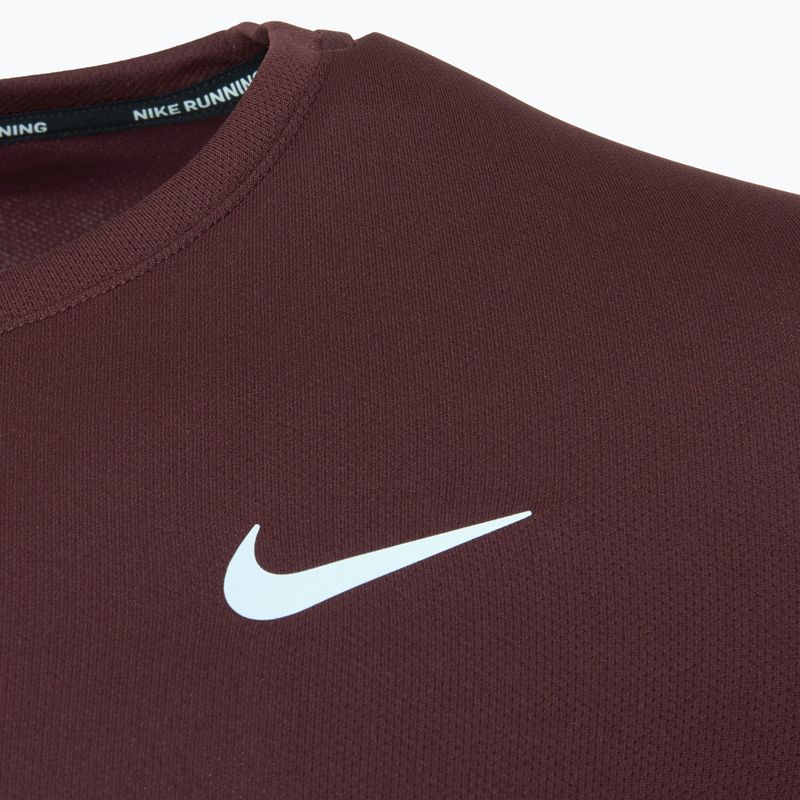 Футболка для бігу чоловіча Nike Miler Dri-Fit UV burgundy crush 3