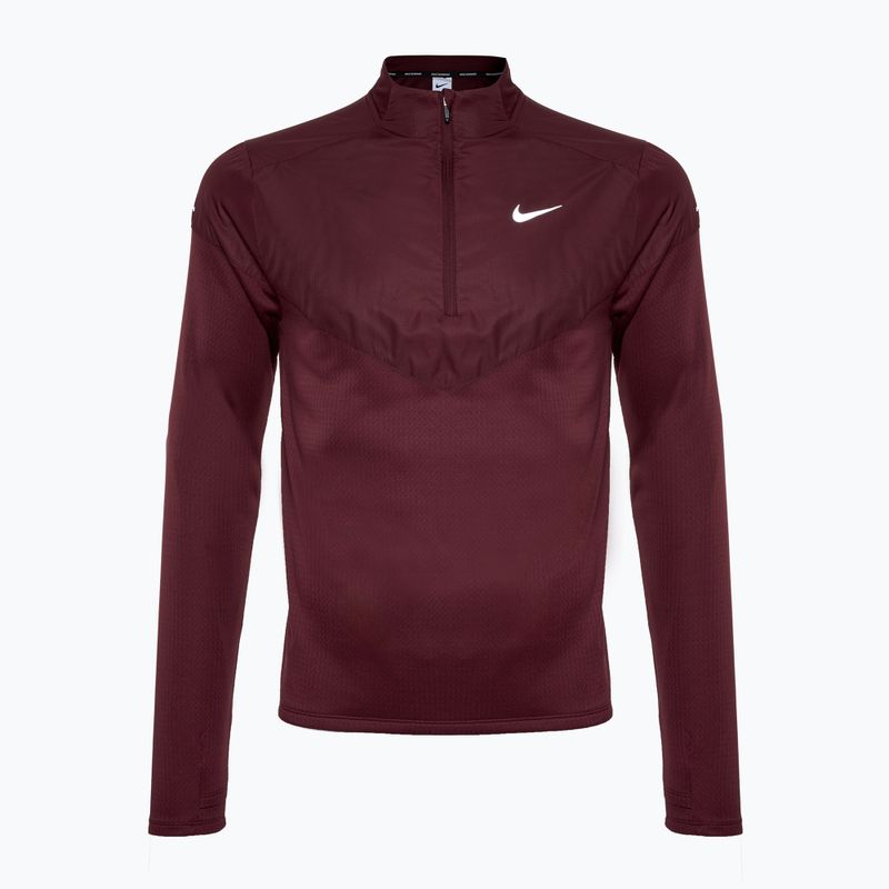 Кофта для бігу чоловіча Nike Sphere Element Therma-FIT 1/2 Zip burgundy crush