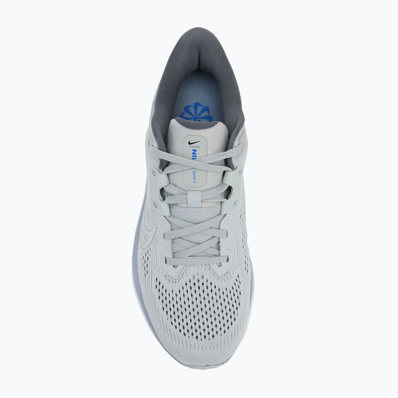 Кросівки для бігу чоловічі Nike Quest 6 light smoke grey/ashen slate/hyper royal/iron grey 5