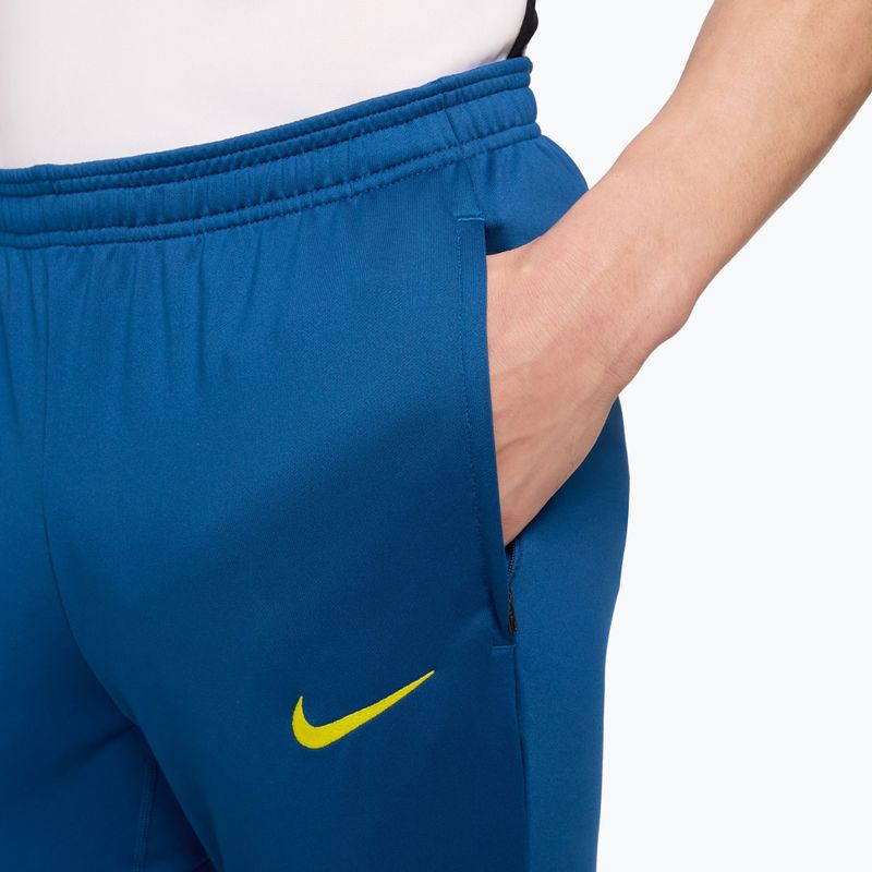 Штани футбольні чоловічі Nike FC Barcelona Strike SE gym blue/opti yellow 3