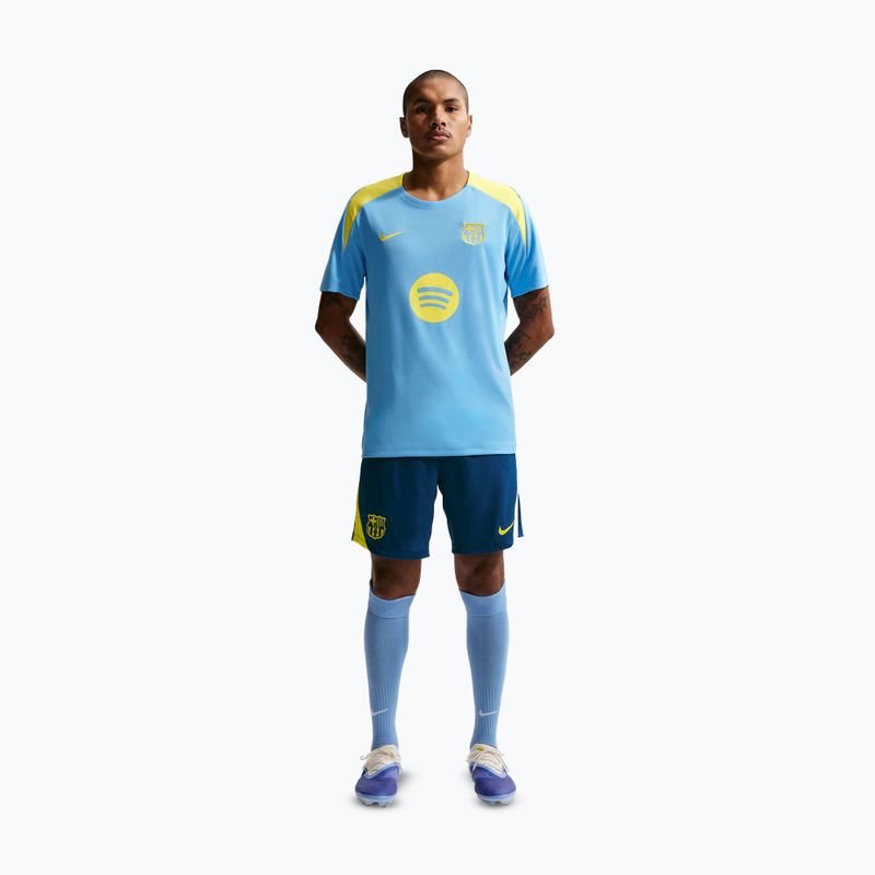 Шорти футбольні чоловічі Nike FC Barcelona Strike SE gym blue/opti yellow/opti yellow 4