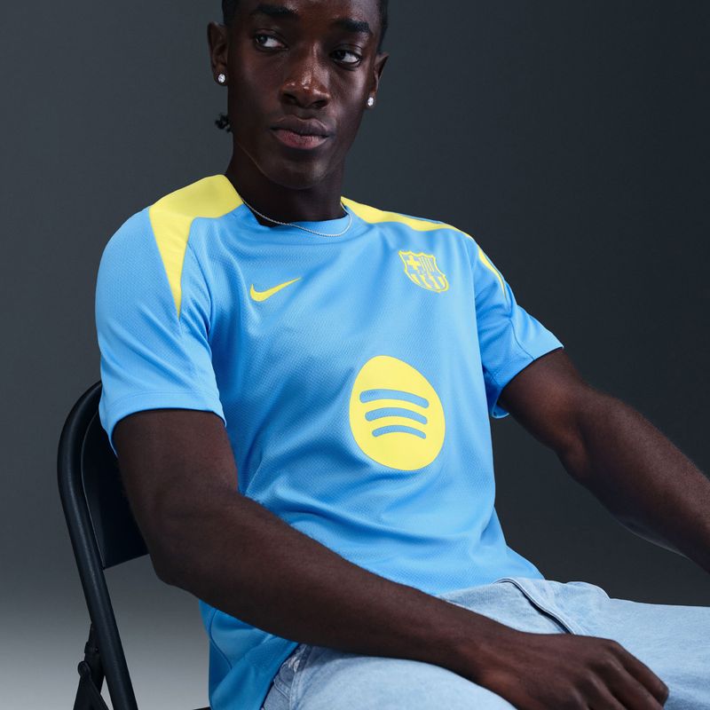 Футболка футбольна чоловіча Nike FC Barcelona Strike SE university blue/opti yellow 6