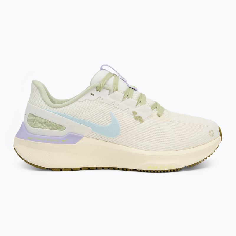 Кросівки для бігу жіночі Nike Structure 25 sail/pale ivory/volt/ glacier blue 2