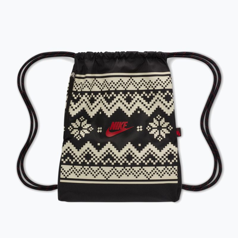 Мішок Nike Heritage 13 л black/coconut milk/university red 5