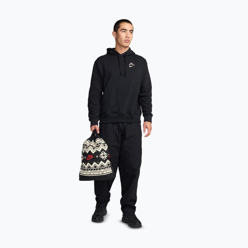 Мішок Nike Heritage 13 л black/coconut milk/university red 10