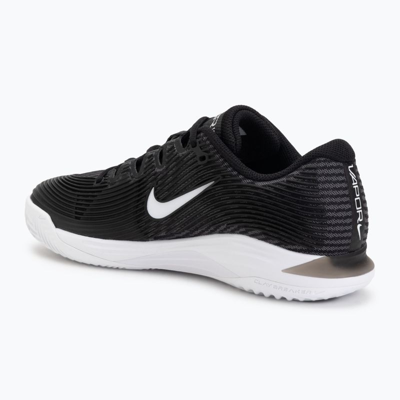 Кросівки тенісні жіночі Nike Vapor 12 black/dark smoke grey/white 3