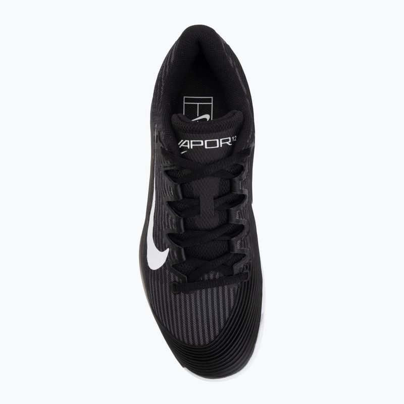 Кросівки тенісні жіночі Nike Vapor 12 black/dark smoke grey/white 5