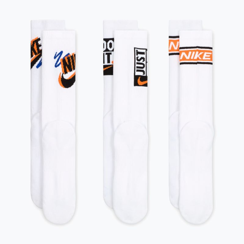 Шкарпетки Nike Everyday Plus Crew 3 пари multi-color/901 2