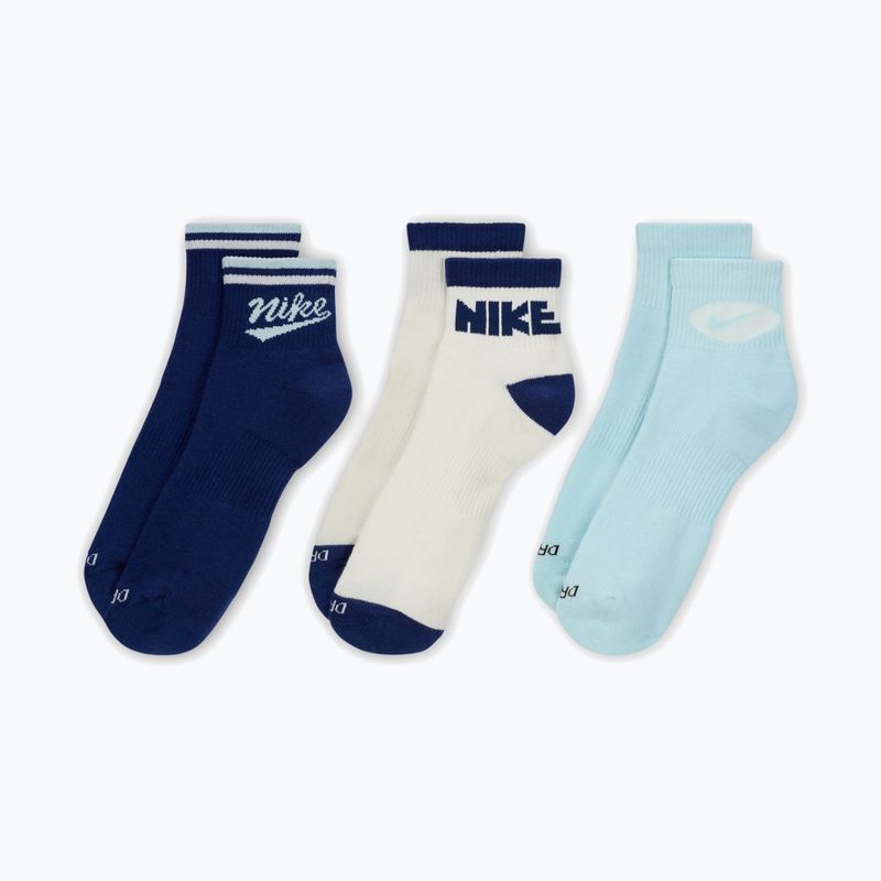 Шкарпетки чоловічі Nike Everyday Plus Ankle 3 пари multi-color/902 2