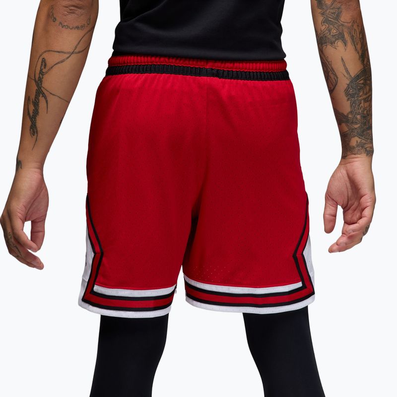 Шорти баскетбольні чоловічі  Jordan Mesh Diamond 4" gym red/white/black 4