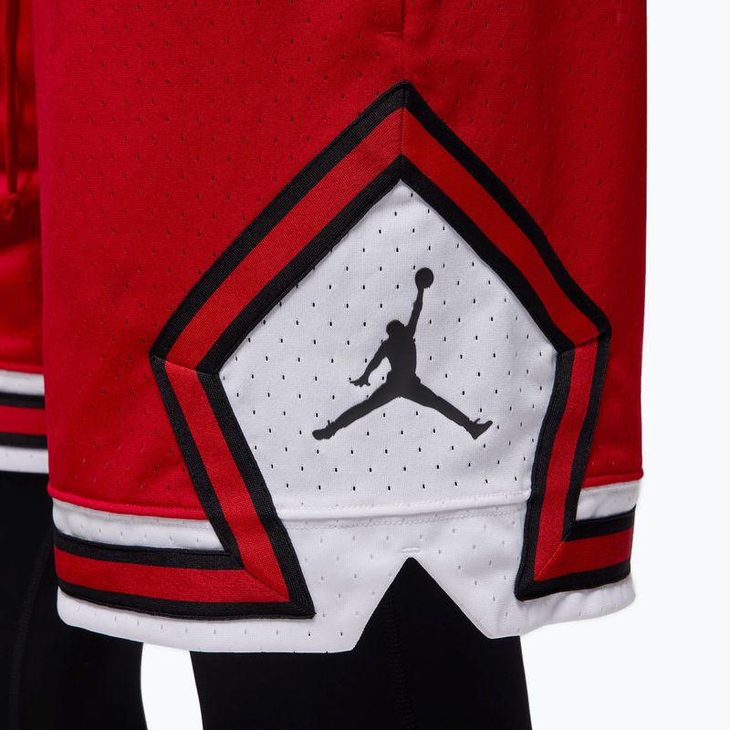 Шорти баскетбольні чоловічі  Jordan Mesh Diamond 4" gym red/white/black 6