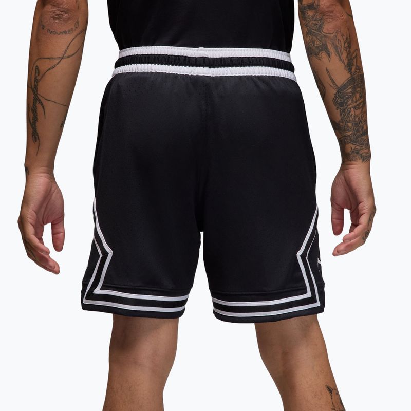 Шорти баскетбольні чоловічі  Jordan Mesh Diamond 4" black/white/white 4