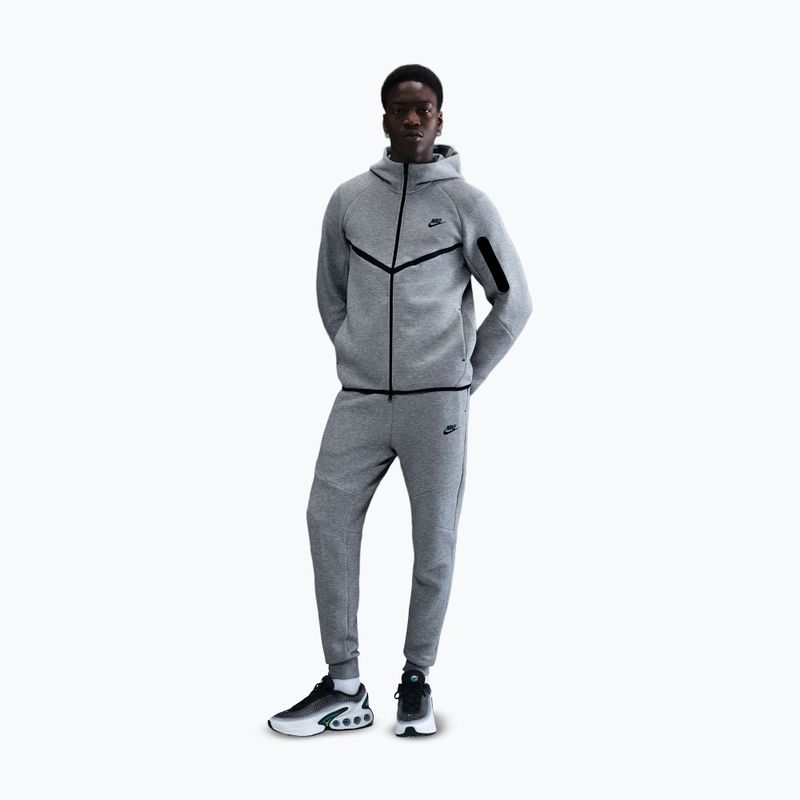 Кофта чоловіча Nike Tech Windrunner Full Zip cave dark grey heather/black 2