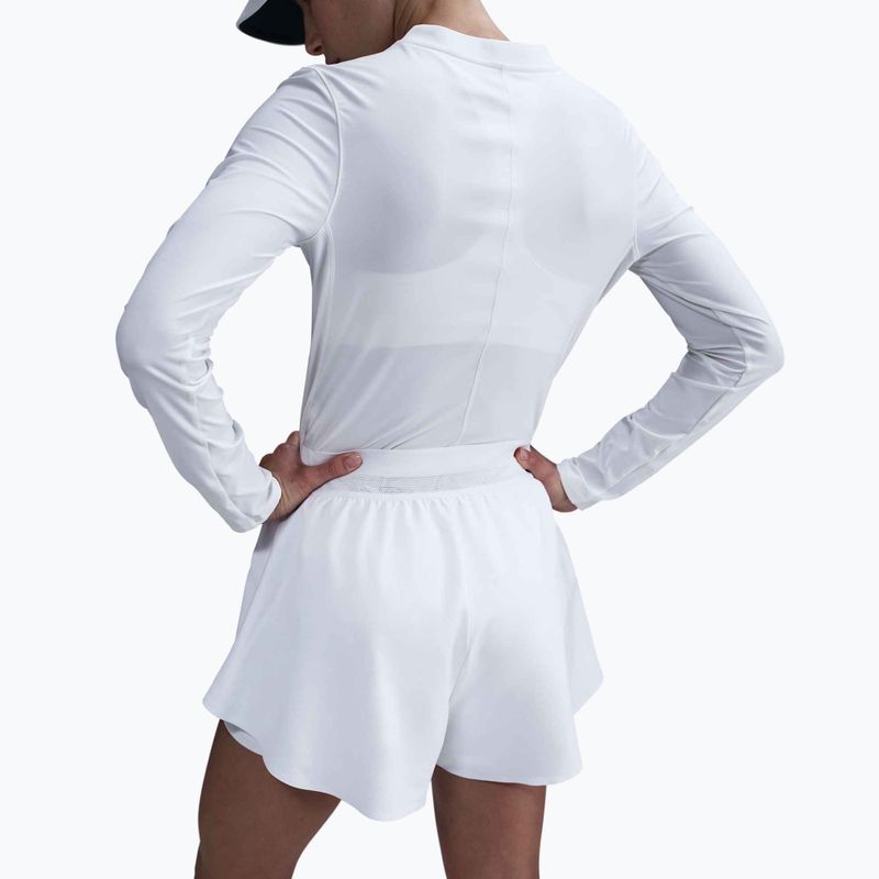 Шорти тенісні жіночі Nike Court Dri-Fit Ace Advantage white/white 3