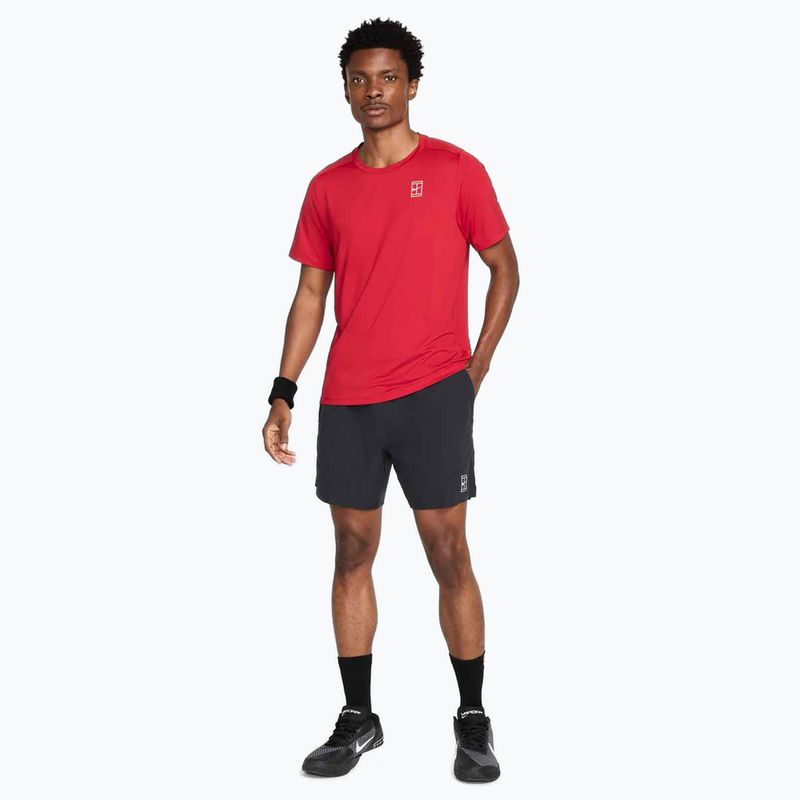 Шорти тенісні чоловічі Nike Court Dri-Fit Advantage 6" black / white 2