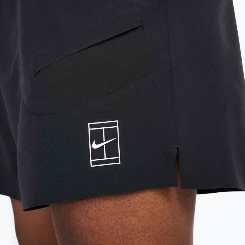 Шорти тенісні чоловічі Nike Court Dri-Fit Advantage 6" black / white 7