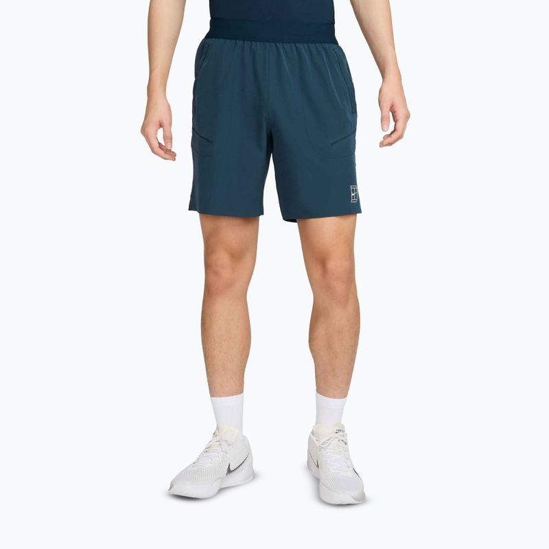 Шорти тенісні чоловічі Nike Court Dri-Fit Advantage 8" armory navy/white