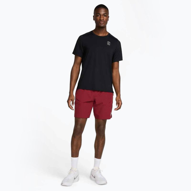 Футболка тенісна чоловіча Nike Court Dri-Fit Advantage black / white 2