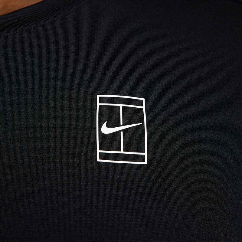 Футболка тенісна чоловіча Nike Court Dri-Fit Advantage black / white 5