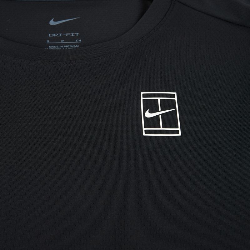 Футболка тенісна чоловіча Nike Court Dri-Fit Advantage black / white 9