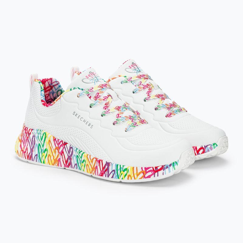 Черевики жіночі SKECHERS Uno Lite Exuberant Hearts white/multi 5