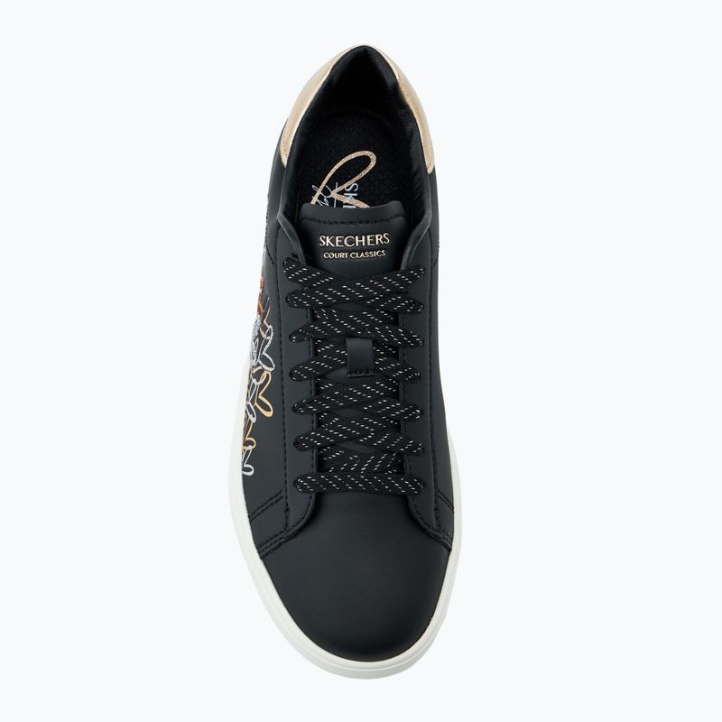 Кросівки жіночі SKECHERS JGoldcrown Eden LX Gleaming Hearts black/mulitcolor 5