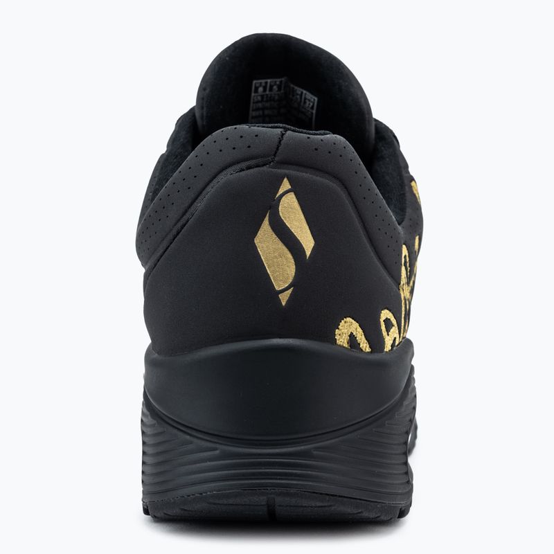 Жіночі туфлі SKECHERS JGoldcrown Uno Golden Heart чорний/багатобарвний металік 6