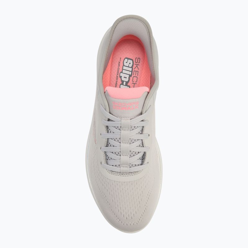 Жіночі кросівки SKECHERS Go Walk 7 Valin сіро-рожеві 5