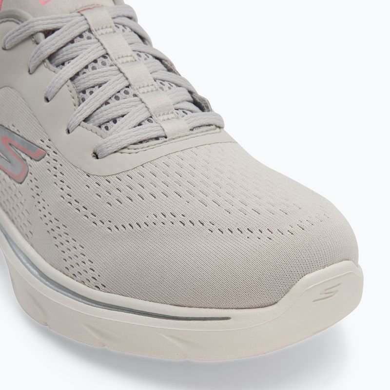 Жіночі кросівки SKECHERS Go Walk 7 Valin сіро-рожеві 7