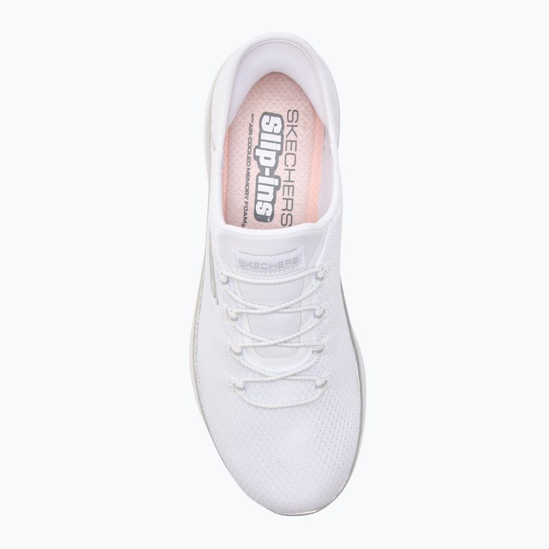 Кросівки жіночі SKECHERS Summits Diamond Dream white/silver 5