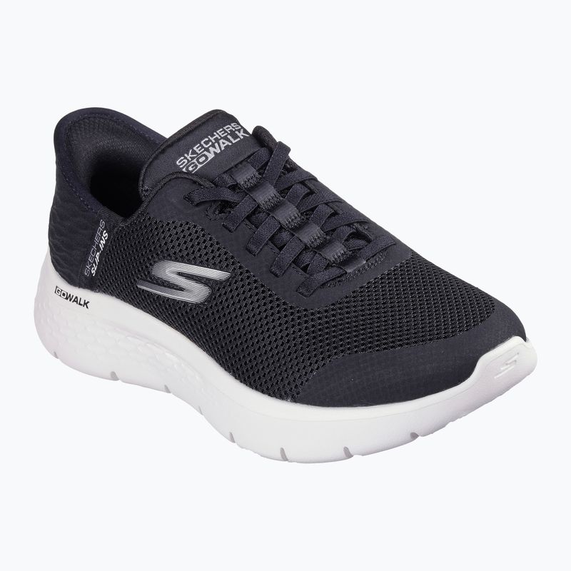 Жіночі кросівки SKECHERS Go Walk Flex Grand Entry чорні/білі 8