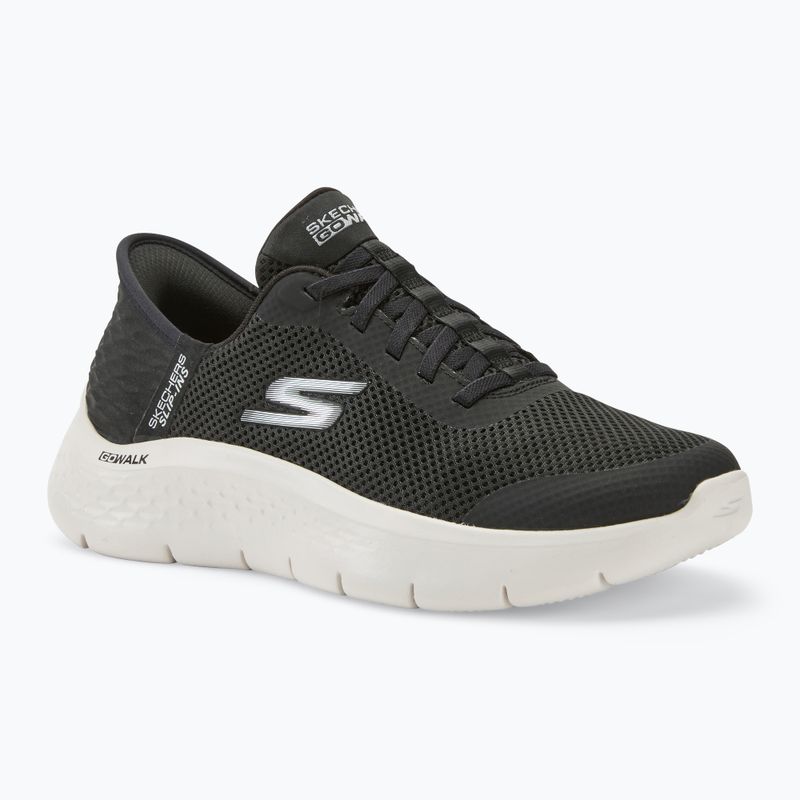 Жіночі кросівки SKECHERS Go Walk Flex Grand Entry чорні/білі