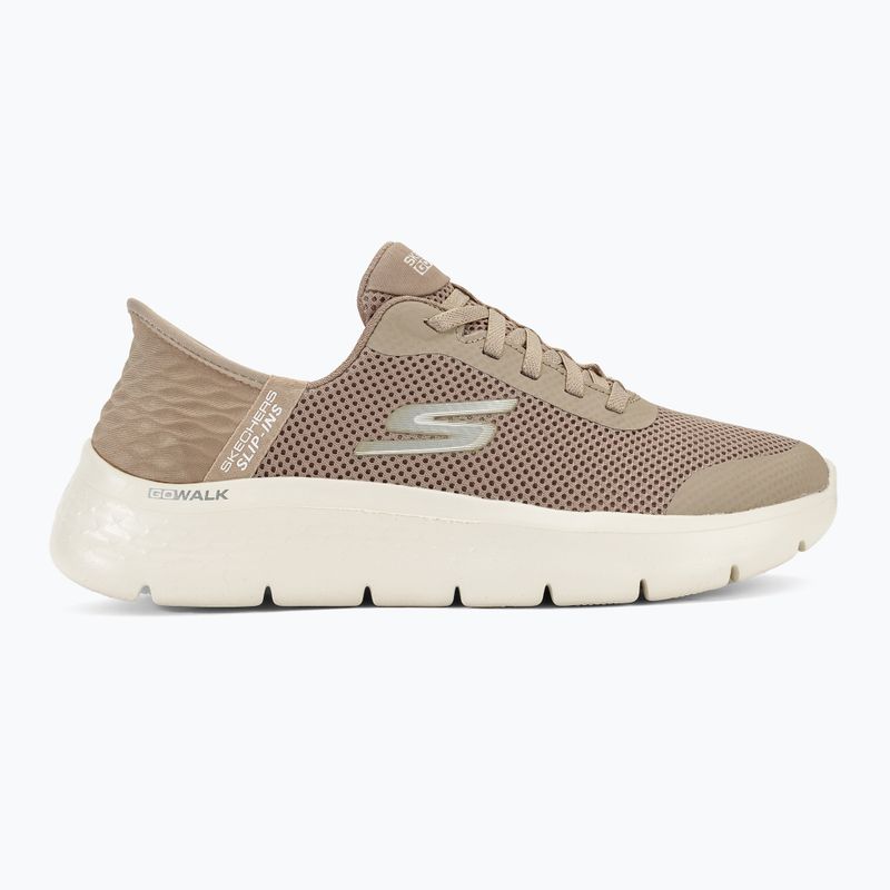 Кросівки жіночі SKECHERS Slip-ins Go Walk Flex Grand Entry taupe/white 2