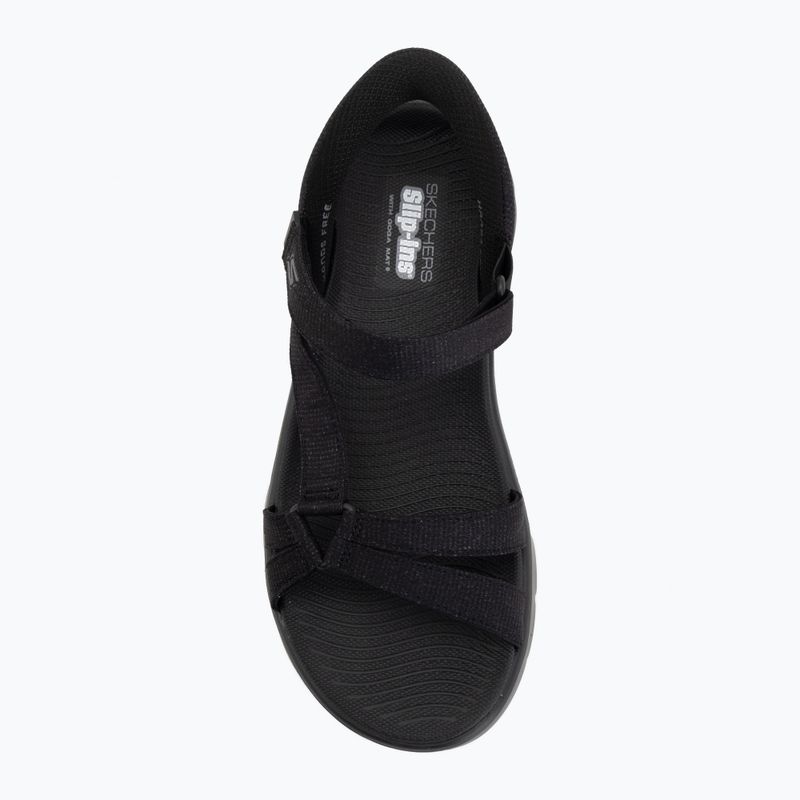 Сандалі жіночі SKECHERS Go Walk Flex Illuminate black 5